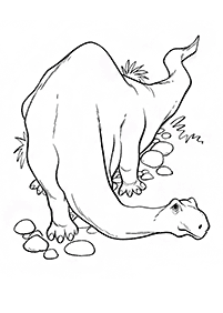דפי צביעה דינוזאורים - דף מס. 7